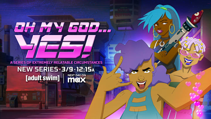 Oh My God...Yes! A Series of Extremely Relatable Circumstances Key Art. 