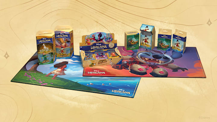 Disney Lorcana: Into the Inklands products. Image credit: Zebra Partners