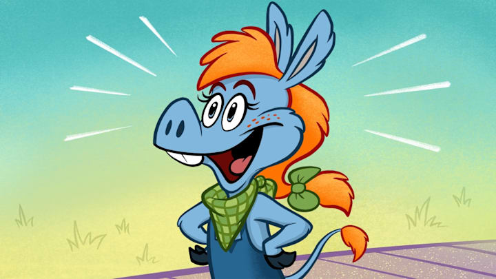 Donkey Hodie: Hee Haw Hannah and the Dinos, Illustration by Dave Pryor - credit: Courtesy of Fred Rogers Productions