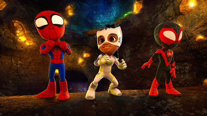 MARVEL’S SPIDEY AND HIS AMAZING FRIENDS. Image courtesy Disney