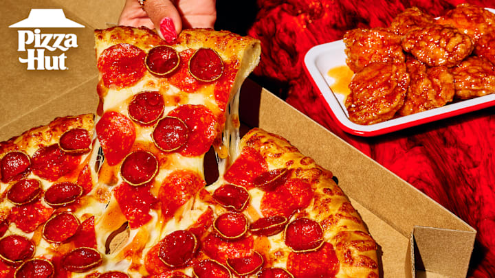 Pizza Hut Hot Honey Pizza and Hot Honey Chicken Wings return