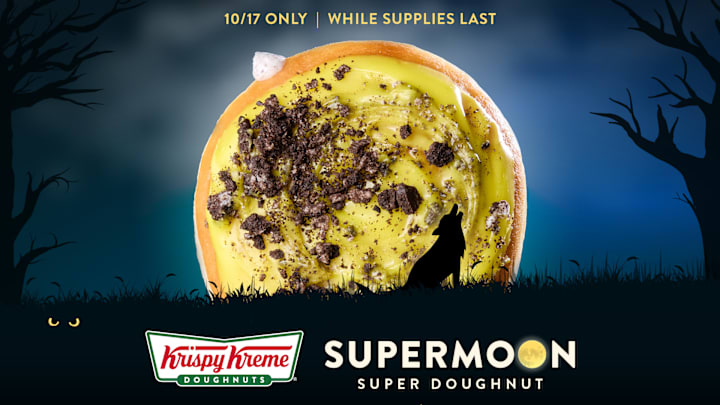 Krispy Kreme Supermoon Super Doughnut