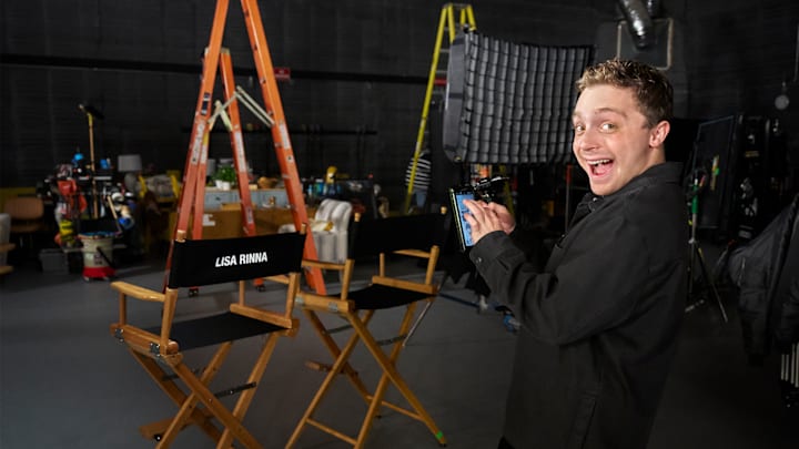 Jake Shane filming Walmart's Deals of Desire