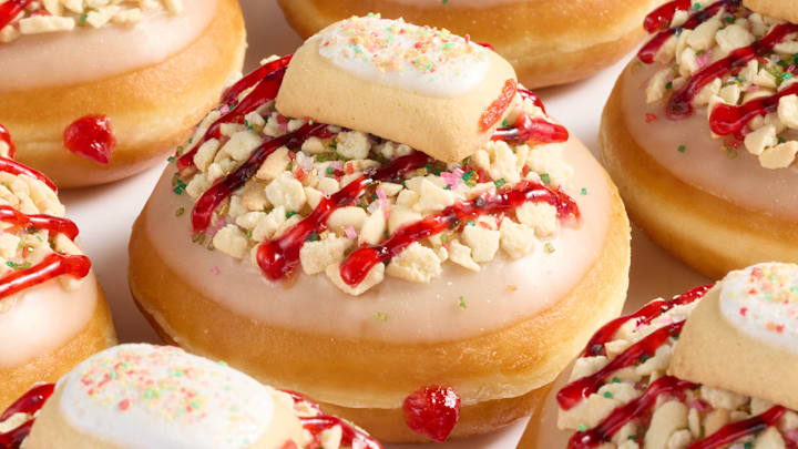 Krispy Kreme x Pop-Tarts Crazy Good Doughnuts Collection Frosted Strawberry Doughnut