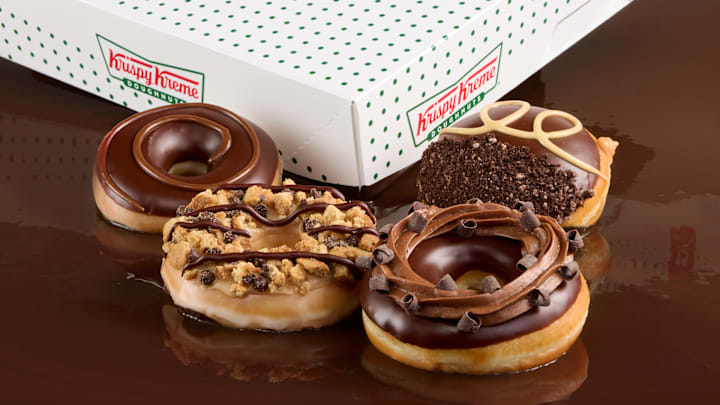 Krispy Kreme Chocomania includes three new and one returning flavor