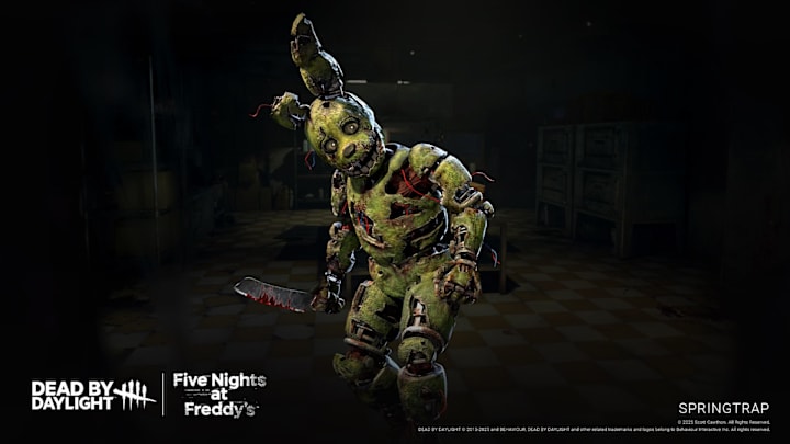 Dead by Daylight featuring Springtrap from Five Nights at Freddy's