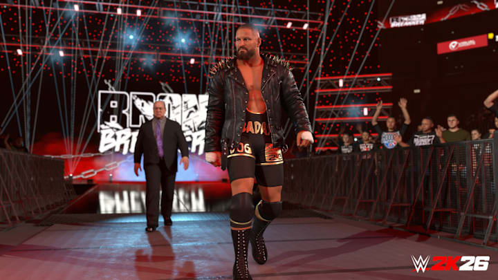 Bron Breaker walk-up in WWE 2K26