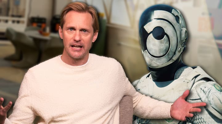 Alexander Skarsgård plays Murderbot in Apple TV+'s new sci-fi series Murderbot