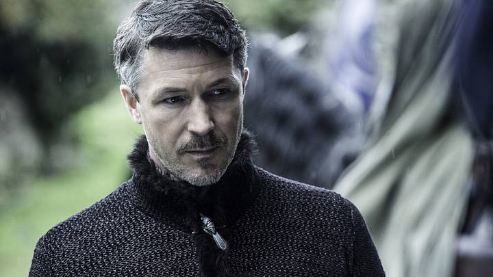 Aidan Gillen (Littlefinger) in Game of Thrones season 6 Episode 4, "Book of the Stranger"