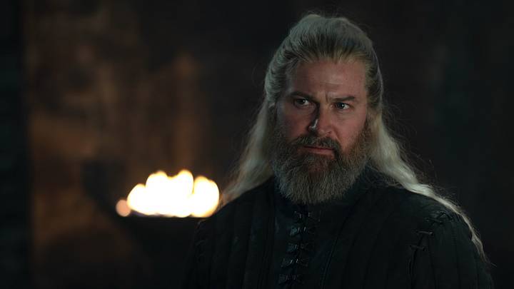 Kieran Bew (Hugh) in House of the Dragon season 3.