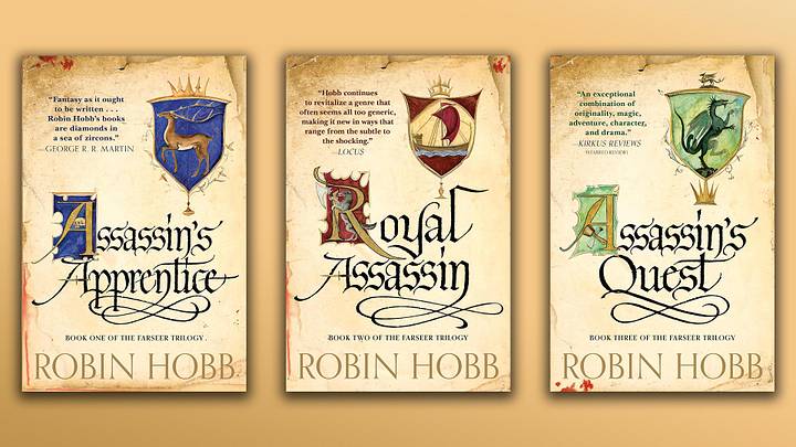 The Farseer Trilogy by Robin Hobb. The Farseer Trilogy by Robin Hobb.