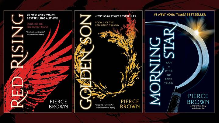 Pierce Brown's Red Rising saga books 1-3. Pierce Brown's Red Rising saga books 1-3.