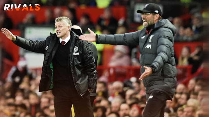 Klopp and Ole on the touchline Klopp and Ole on the touchline