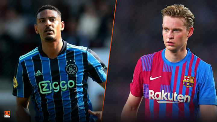 Sebastien Haller and Frenkie de Jong