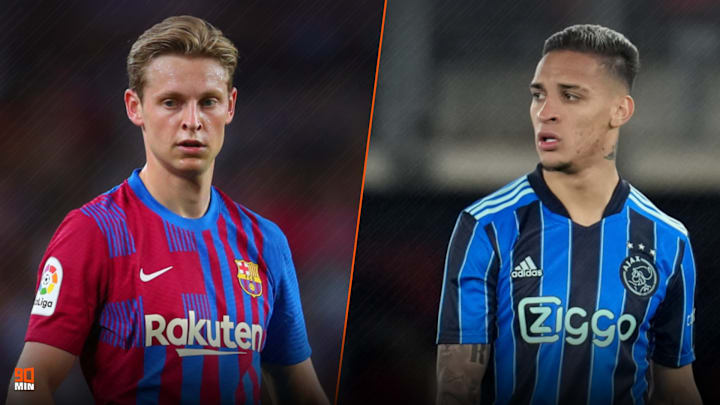 De Jong and Antony are on Man Utd's radar