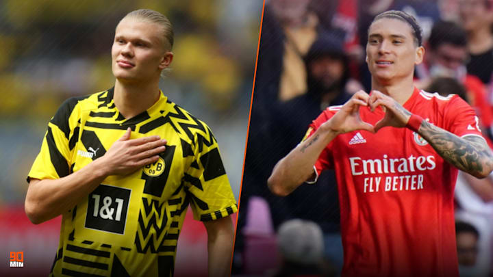 Erling Haaland and Darwin Nunez will lock horns in the Premier League