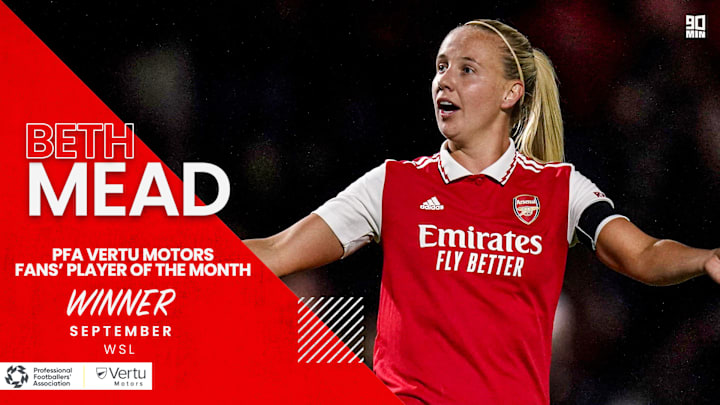 Beth Mead is the fans' choice for September