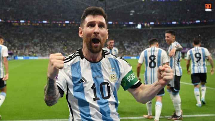 Messi scored for Argentina vs. Mexico Messi scored for Argentina vs. Mexico