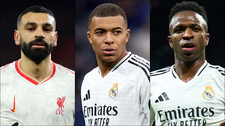 Mohamed Salah, Kylian Mbappe and Vinicius Junior all enjoyed standout years