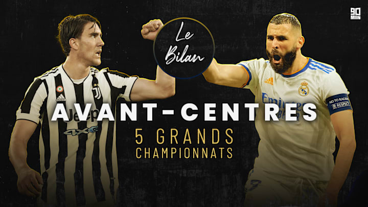 Karim Benzema avec le Real Madrid et Vlahovic avec la Juventus