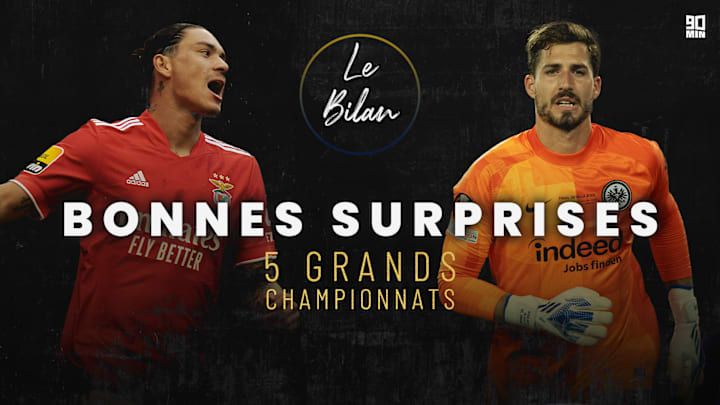 Benfica et l'Eintracht Francfort font partie des belles surprises de la saison européenne