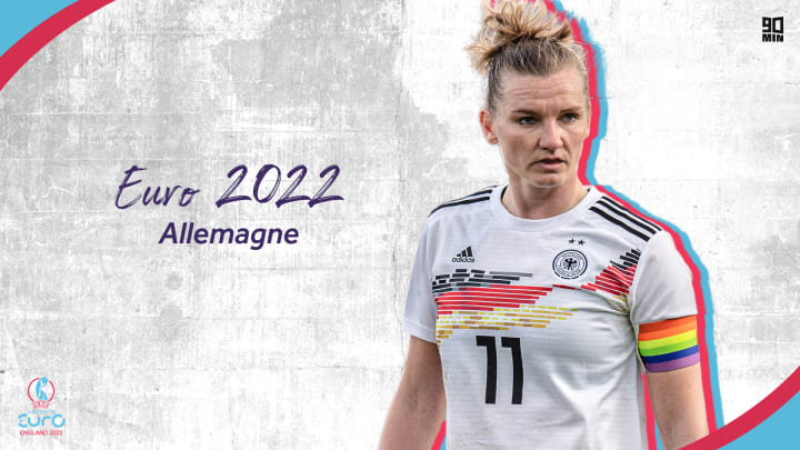 Alexandra Popp , la capitaine allemande s'attaque à l'Euro 2022