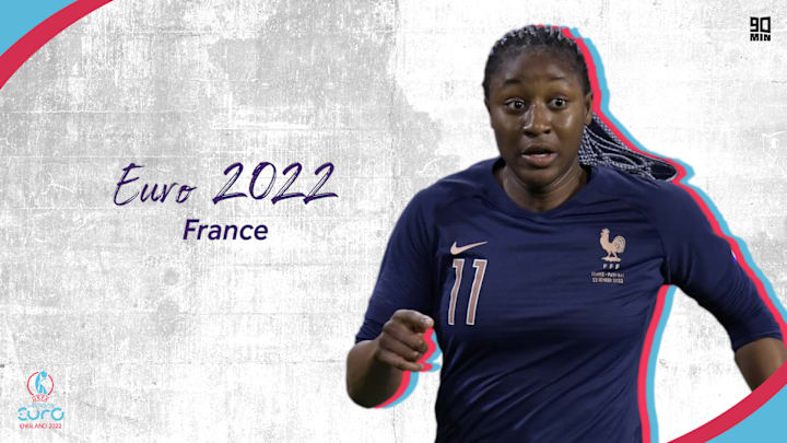 Kadidiatou Diany avec l'Equipe de France