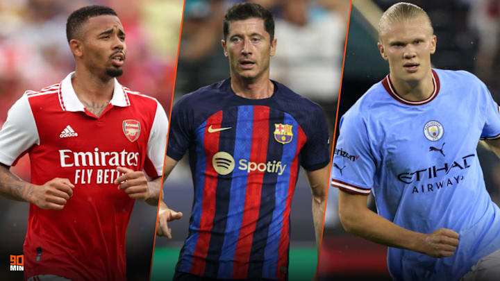 Gabriel Jesus, Robert Lewandowski et Erling Haaland ont été parmi les plus gros transferts de l'été