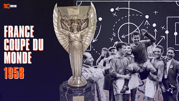 Le XI des Bleus lors du Mondial 1958