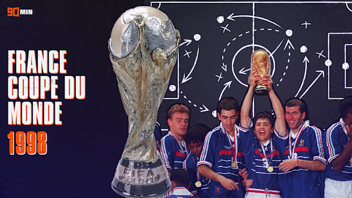 Le XI des Bleus lors de la coupe du Monde 1998.