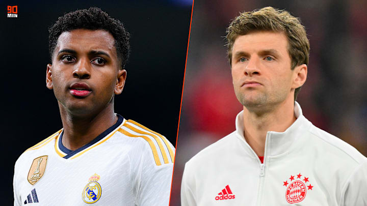 Rodrygo et Thomas Müller