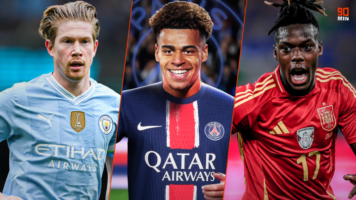Kevin de Bruyne, Désiré Doué et Nico Williams sont dans l'actualité du jour Kevin de Bruyne, Désiré Doué et Nico Williams sont dans l'actualité du jour