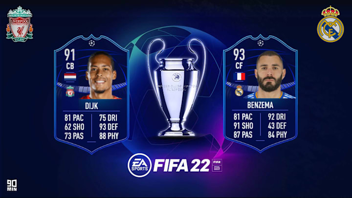 Liverpool e Real Madrid a confronto su FIFA 22