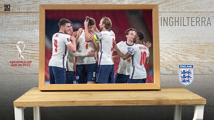 Guida sull'Inghilterra verso Qatar 2022