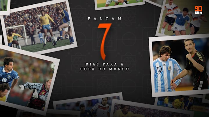 Brasil e Suécia já se encontraram sete vezes em Copas do Mundo. 