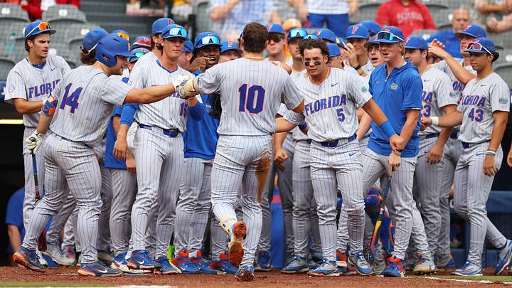 The Florida Gators run-ruled Alabama, 13-3, in Thursday's SEC Tournament Quarterfinals. The Florida Gators run-ruled Alabama, 13-3, in Thursday's SEC Tournament Quarterfinals.