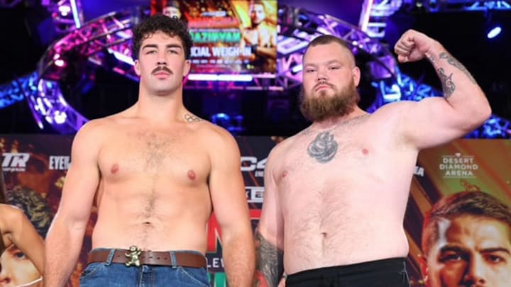 Richard Torrez Jr. And Joey Dawejko at the Desert Diamond Arena in Glendale, Arizona Richard Torrez Jr. And Joey Dawejko at the Desert Diamond Arena in Glendale, Arizona
