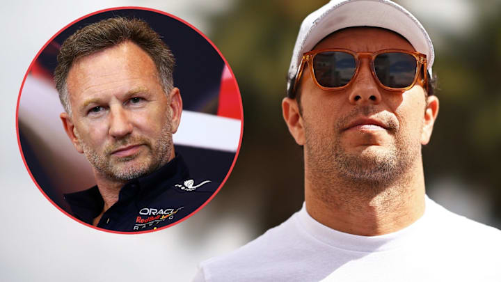 Sergio Perez of Mexico and Oracle Red Bull Racing walks in the Paddock during previews ahead of the F1 Grand Prix of Mexico at Autodromo Hermanos Rodriguez on October 26, 2023 in Mexico City, Mexico. 