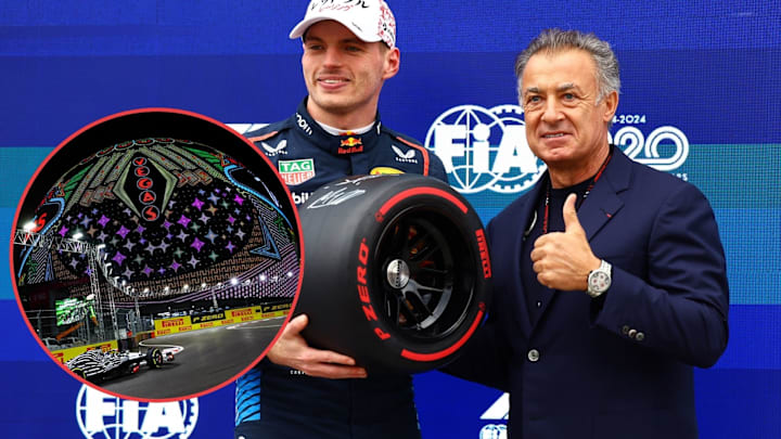 Daniel Ricciardo of Australia driving the (3) Scuderia AlphaTauri AT04 on track during practice ahead of the F1 Grand Prix of Las Vegas at Las Vegas Strip Circuit on November 17, 2023 in Las Vegas, Nevada. Daniel Ricciardo of Australia driving the (3) Scuderia AlphaTauri AT04 on track during practice ahead of the F1 Grand Prix of Las Vegas at Las Vegas Strip Circuit on November 17, 2023 in Las Vegas, Nevada.