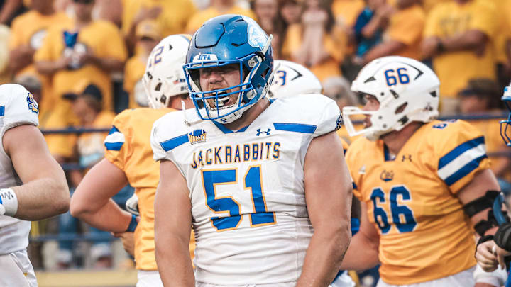 South Dakota State defensive tackle Logan Green (51)