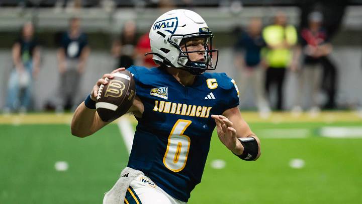 Northern Arizona quarterback Ty Pennington (6) Northern Arizona quarterback Ty Pennington (6)