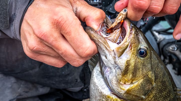 Big streamers catching big smallmouth on the Lower Niagara River