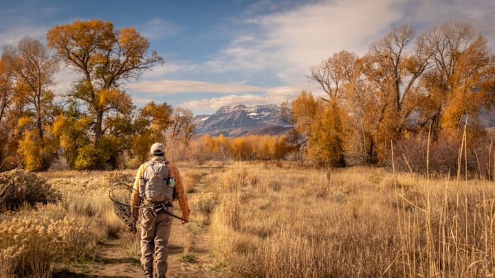 Utah guide Sammy Elam taking the scenic route to the river. 