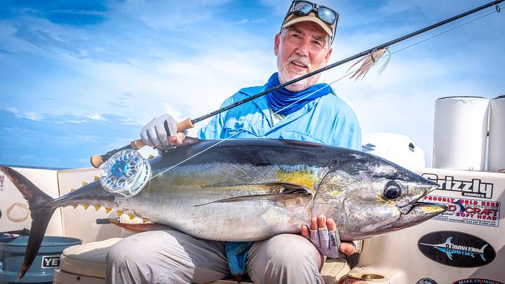 All muscle and energy. This tuna put a butt-whipping on me like no other fish ever has. All muscle and energy. This tuna put a butt-whipping on me like no other fish ever has.