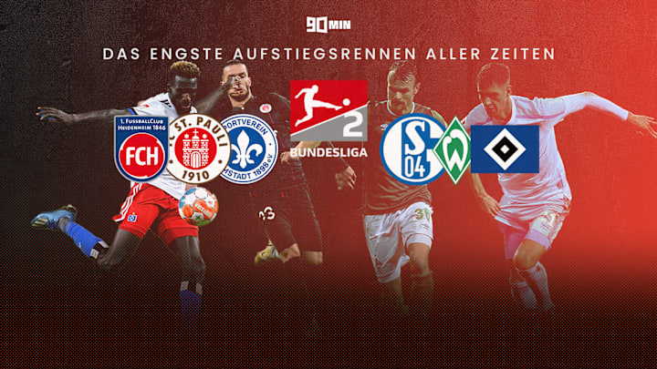 Zwei Punkte trennen die ersten Sechs in der 2. Liga