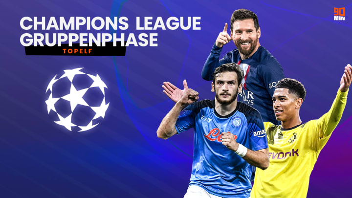 Die Topelf der UCL-Gruppenphase Die Topelf der UCL-Gruppenphase