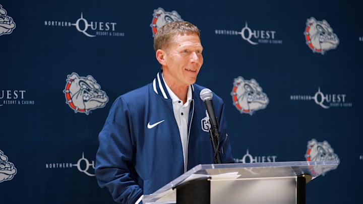 Gonzaga Bulldogs head coach Mark Few. Gonzaga Bulldogs head coach Mark Few.