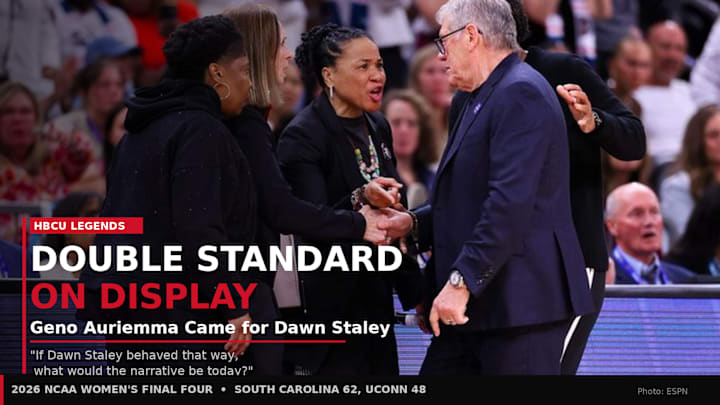 Geno Auriemma's postgame behavior was unsportsmanlike. If Dawn Staley behaved the same way, what would the narrative be today