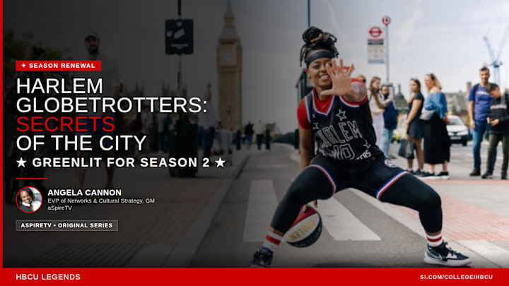 Change Angela Cannon, aspireTV's EVP of Networks and Content Strategy, & GM, announced on HBCU Legends, season 2 for the "HARLEM GLOBETROTTERS: SECRETS OF THE CITY" show. Change Angela Cannon, aspireTV's EVP of Networks and Content Strategy, & GM, announced on HBCU Legends, season 2 for the "HARLEM GLOBETROTTERS: SECRETS OF THE CITY" show.