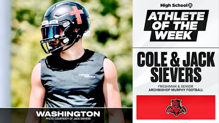 Archbishop Murphy's Cole and Jack Sievers voted SBLive WA athlete of week for Oct. 7-Oct. 12..
